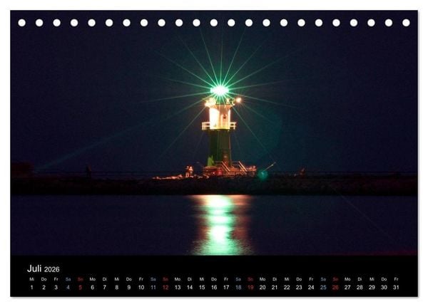 Produktbild: Warnem&uuml;nde - Maritime Landschaften (Tischkalender 2026 DIN A5 quer), CALVENDO Monatskalender