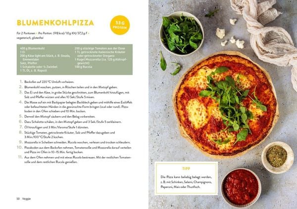 Produktbild: Das geniale High-Protein-Kochbuch f&uuml;r den Thermomix&reg;
