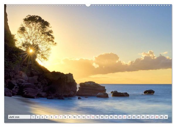Produktbild: Inseln &uuml;ber dem Winde (hochwertiger Premium Wandkalender 2026 DIN A2 quer), Kunstdruck in Hochglanz