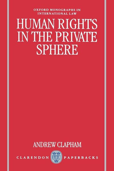 Produktbild: Human Rights in the Private Sphere