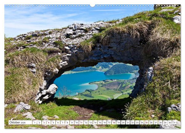 Produktbild: Der sch&ouml;ne Wolfgangsee im Salzkammergut (hochwertiger Premium Wandkalender 2026 DIN A2 quer), Kunstdruck in Hochglanz
