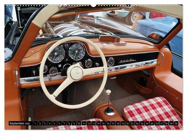 Produktbild: Mercedes SL Classics (Wandkalender 2026 DIN A2 quer), CALVENDO Monatskalender