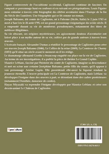 Produktbild: Moi, Cagliostro, espion, franc-ma&ccedil;on, escroc, faussaire et mage