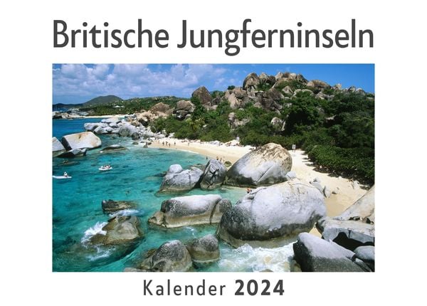 Produktbild: Britische Jungferninseln (Wandkalender 2024, Kalender DIN A4 quer, Monatskalender im Querformat mit Kalendarium, Das perfekte Geschenk)