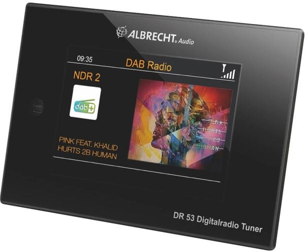 Albrecht DR 53 DAB+/UKW/Bluetooth Tischradio DAB, DAB+, UKW Inkl. Fernbedienung, Spotify Schwarz -