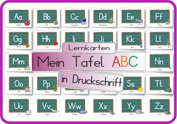 Produktbild: Mein Tafel ABC in Druckschrift