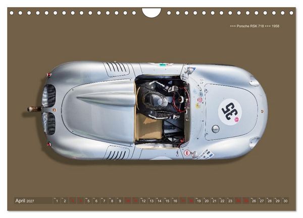 Produktbild: Two-Seater Racing Cars 1950-1960 (Wandkalender 2027 DIN A4 quer), CALVENDO Monatskalender