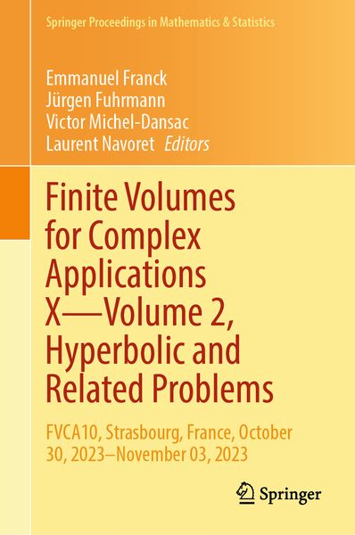 Produktbild: Finite Volumes for Complex Applications X&mdash;Volume 2, Hyperbolic and Related Problems