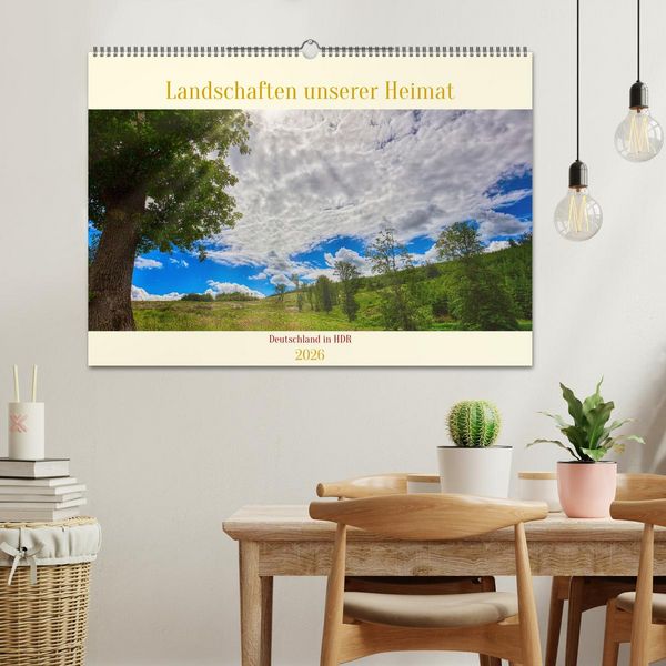 Produktbild: Landschaften unserer Heimat (Wandkalender 2026 DIN A2 quer), CALVENDO Monatskalender