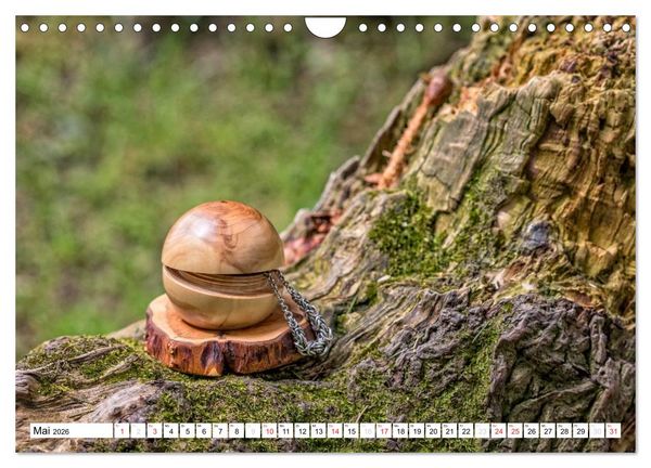 Produktbild: Holz entt&auml;uscht nie (Wandkalender 2026 DIN A4 quer), CALVENDO Monatskalender