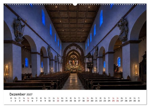 Produktbild: Rund um das Benediktinerkloster Seligenstadt (Wandkalender 2027 DIN A2 quer), CALVENDO Monatskalender