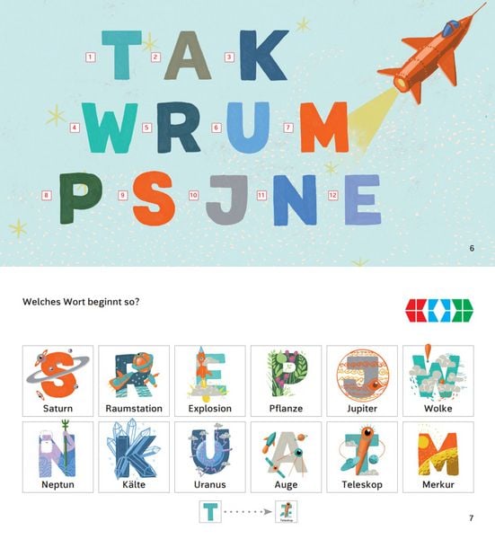 Produktbild: miniL&Uuml;K-Set. Vorschule/ 1. Klasse: WAS IST WAS WELTRAUM - Lesen, Rechnen, Konzentrieren