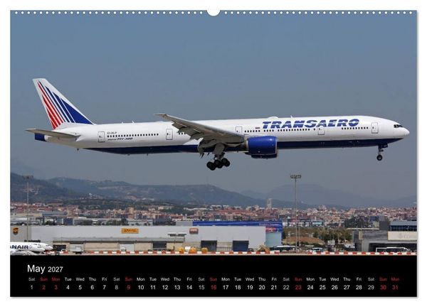 Produktbild: Big Jets (High Quality Premium Wall Calendar 2027 DIN A2 landscape),CALVENDO 12 Month Wall Calendar