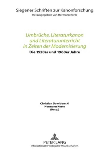 Produktbild: Umbr&uuml;che, Literaturkanon und Literaturunterricht in Zeiten der Modernisierung