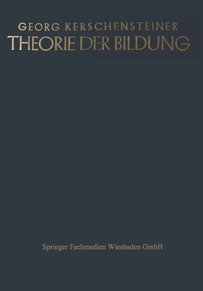 Produktbild: Theorie der Bildung