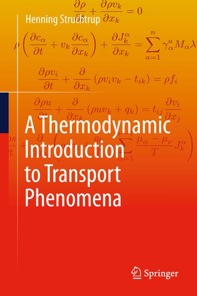 Produktbild: A Thermodynamic Introduction to Transport Phenomena
