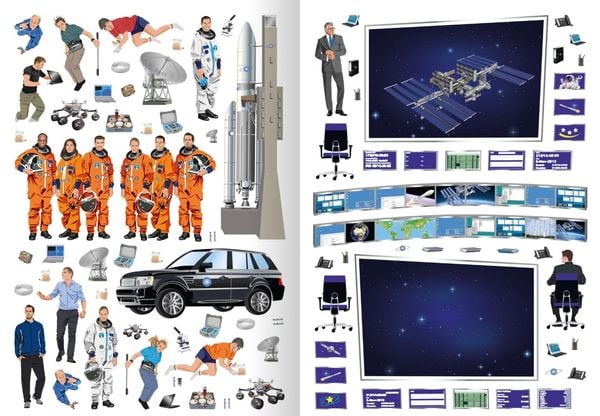 Produktbild: Meine Sticker – Mond und Weltraum