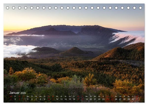 Produktbild: La Palma - La Isla Bonita (Tischkalender 2026 DIN A5 quer), CALVENDO Monatskalender