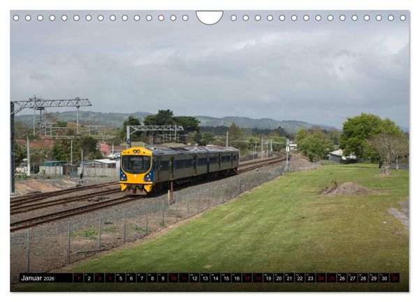 Produktbild: Eisenbahn in Neuseeland (Wandkalender 2026 DIN A4 quer), CALVENDO Monatskalender