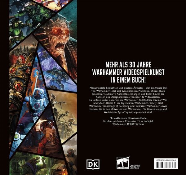 Produktbild: The Art of Warhammer Videospiele