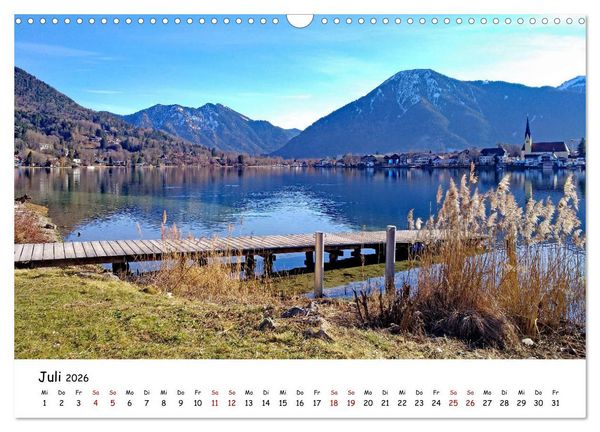 Produktbild: Winterstimmung am Tegernsee (Wandkalender 2026 DIN A3 quer), CALVENDO Monatskalender