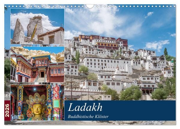 Produktbild: Ladakh - Buddhistische Kl&ouml;ster (Wandkalender 2026 DIN A3 quer), CALVENDO Monatskalender