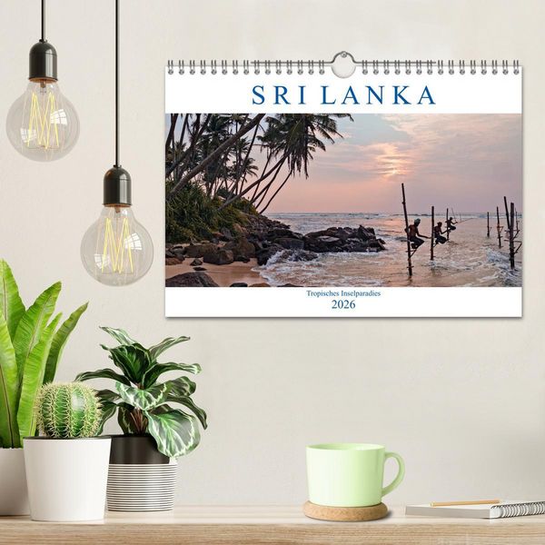 Produktbild: Sri Lanka, tropisches Inselparadies (Wandkalender 2026 DIN A4 quer), CALVENDO Monatskalender