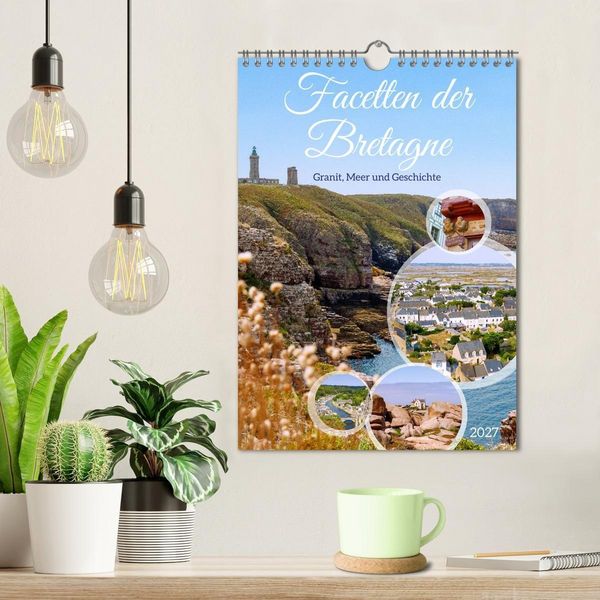 Produktbild: Facetten der Bretagne. Granit, Meer und Geschichte (Wandkalender 2027 DIN A4 hoch), CALVENDO Monatskalender