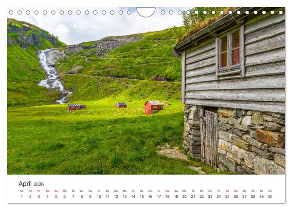 Produktbild: Norwegen - Landschaften und Fjorde im westlichen Norwegen (Wandkalender 2026 DIN A4 quer), CALVENDO Monatskalender