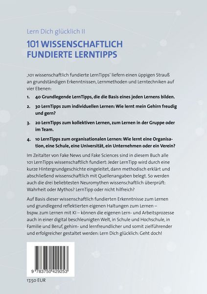 Produktbild: 101 Wissenschaftlich fundierte LernTipps f&uuml;r Schule, Studium und Beruf