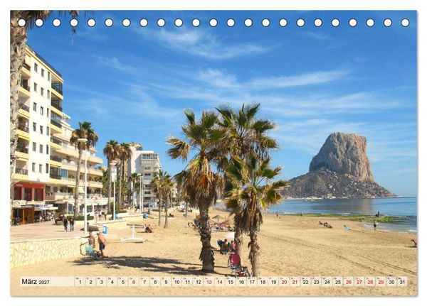 Produktbild: Calpe - Erholung am Mittelmeer (Tischkalender 2027 DIN A5 quer), CALVENDO Monatskalender