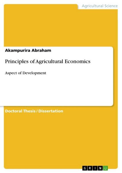 Produktbild: Principles of Agricultural Economics