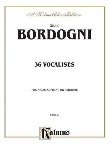 Produktbild: Bordogni, M: Thirty-Six Vocalises in Modern Style (Spicker)