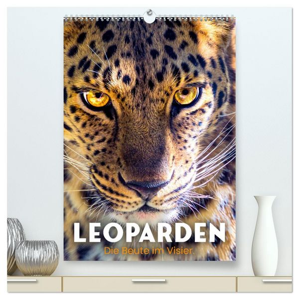 Produktbild: Leoparden - Die Beute im Visier. (hochwertiger Premium Wandkalender 2026 DIN A2 hoch), Kunstdruck in Hochglanz