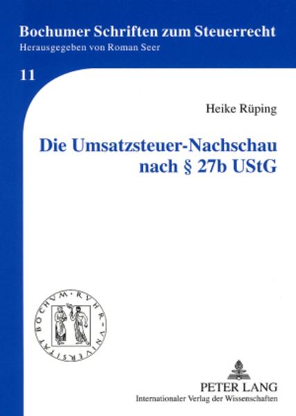 Produktbild: Die Umsatzsteuer-Nachschau nach &sect; 27b UStG