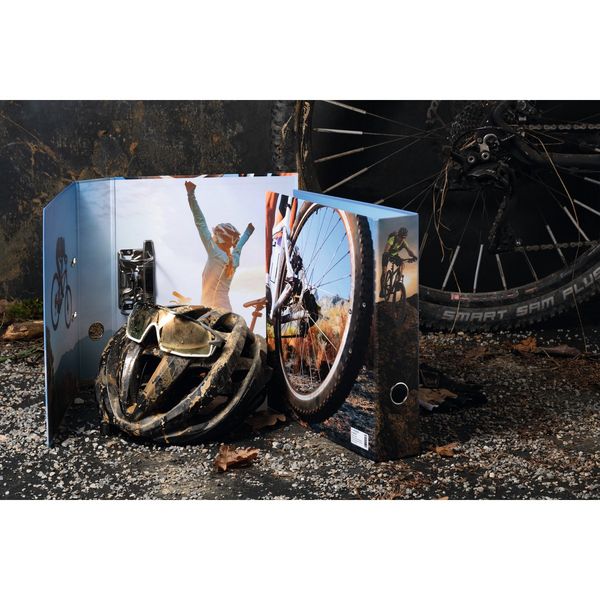 Produktbild: HERMA Motivordner Mountain Bike DIN A4 R&uuml;ckenbreite 7cm