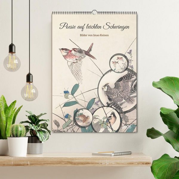 Produktbild: Imao Keinen - Poesie auf leichten Schwingen (Wandkalender 2026 DIN A2 hoch), CALVENDO Monatskalender