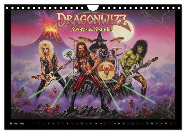 Produktbild: Schrill, bizarr und wilde Haare (Wandkalender 2027 DIN A4 quer), CALVENDO Monatskalender