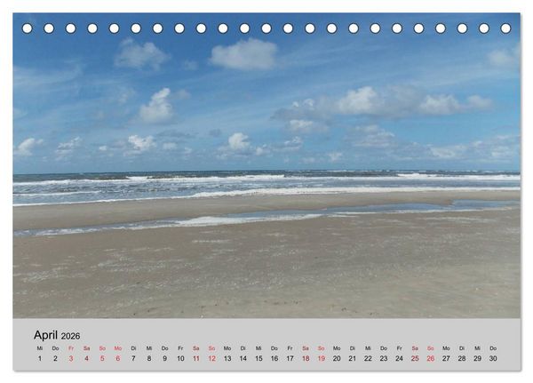 Produktbild: Blicke hinaus aufs Meer (Tischkalender 2026 DIN A5 quer), CALVENDO Monatskalender