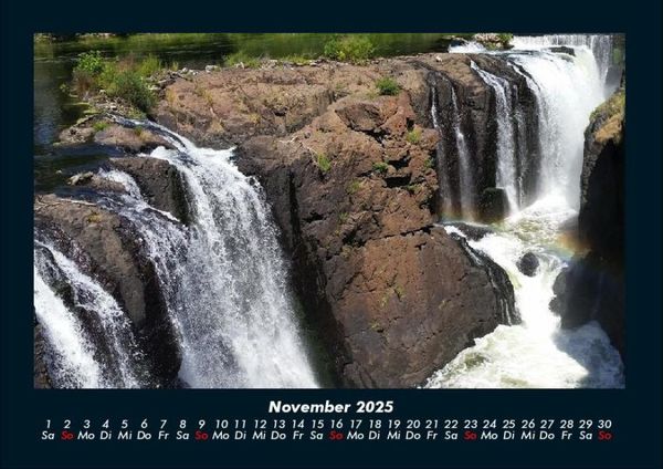 Produktbild: Wasserf&auml;lle 2025 Fotokalender DIN A4