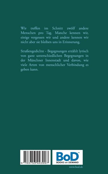 Produktbild: Stra&szlig;engedichte