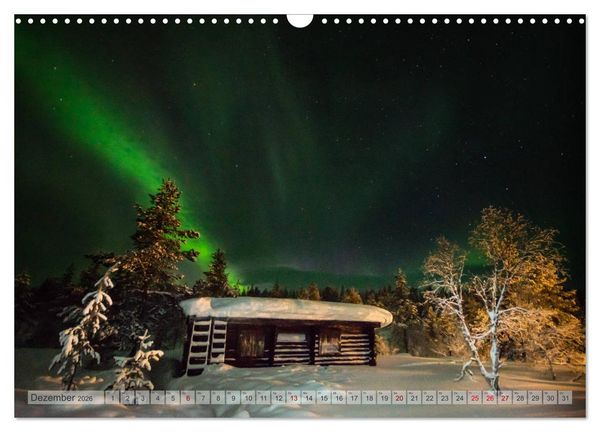 Produktbild: Lappland - Winterwandern Impressionen (Wandkalender 2026 DIN A3 quer), CALVENDO Monatskalender