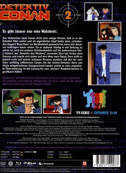 Produktbild: Detektiv Conan - Die TV-Serie - Box 2 [4 BRs]