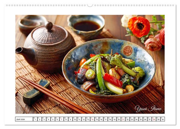 Produktbild: Genussmomente. Streifzug durch die japanische K&uuml;che (Wandkalender 2026 DIN A2 quer), CALVENDO Monatskalender