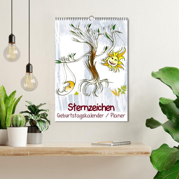 Produktbild: Sternzeichen &bull; Geburtstagskalender / Planer (Wandkalender 2026 DIN A3 hoch), CALVENDO Monatskalender