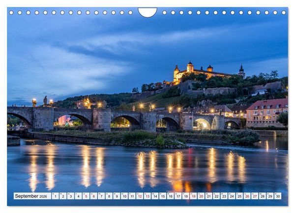 Produktbild: W&uuml;rzburg - Bayern (Wandkalender 2026 DIN A4 quer), CALVENDO Monatskalender
