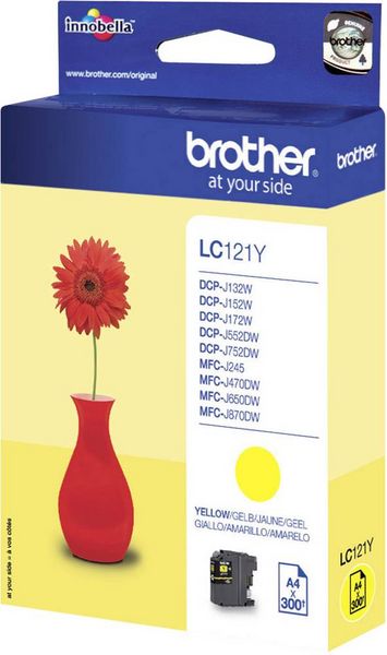 Produktbild: Brother Druckerpatrone LC-121Y Original Gelb LC121Y