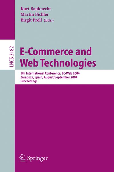 Produktbild: E-Commerce and Web Technologies