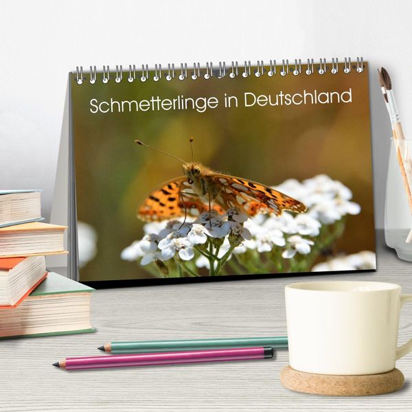 Produktbild: Schmetterlinge in Deutschland (Tischkalender 2026 DIN A5 quer), CALVENDO Monatskalender