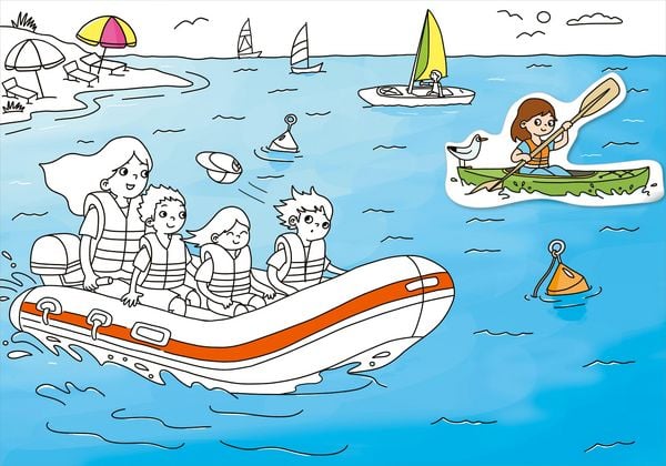 Produktbild: Mein Sticker-Malbuch. Am Meer
